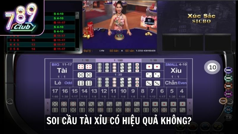 Soi cầu tài xỉu có hiệu quả không?