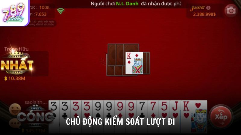 Chủ động kiểm soát lượt đi